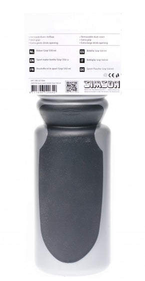 bidon Grip 550 ml zwart/grijs