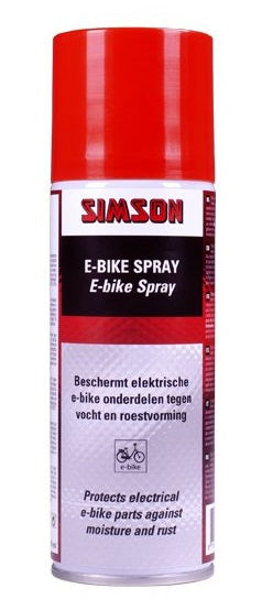 elektro beschermingsspray e-bike 200 ml rood/wit
