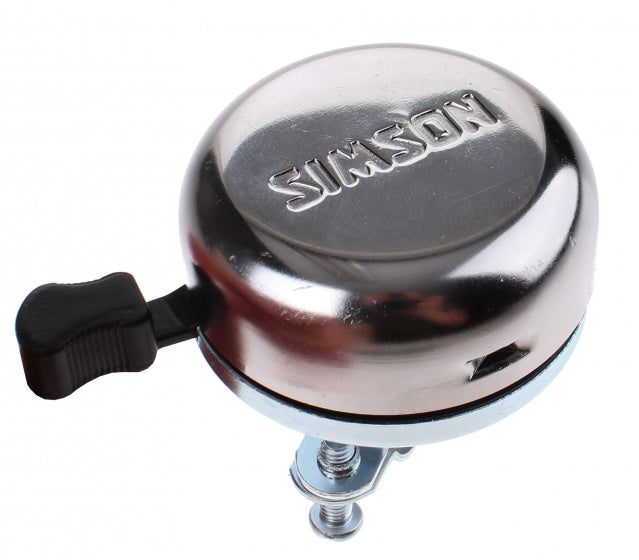 fietsbel Traditioneel 55 mm zilver