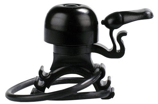 fietsbel Micro 23 mm koper zwart