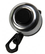 fietsbel mini 34 mm zilver
