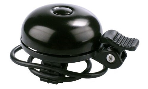 fietsbel Race 45 mm 85 dB aluminium zwart
