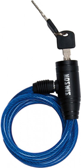 kabelslot 900 x 8 mm staal blauw/zwart