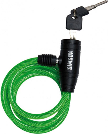 kabelslot 900 x 8 mm staal groen/zwart