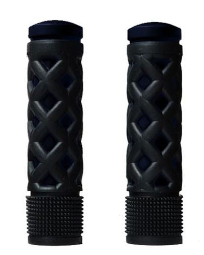 kinderhandvatten 115 x 20 mm rubber zwart per set
