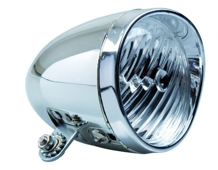koplamp Classic led batterij zilver