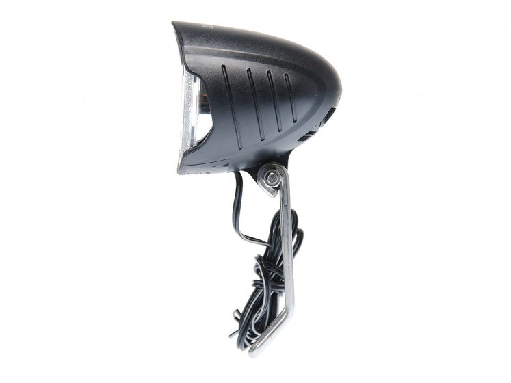 koplamp Round naafdynamo led 7 lux zwart