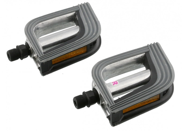 pedalen set Elegant De Luxe 9/16 inch grijs