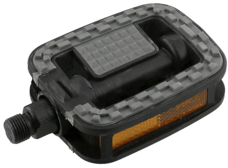 pedalen set Metropool 9/16 inch grijs/zwart