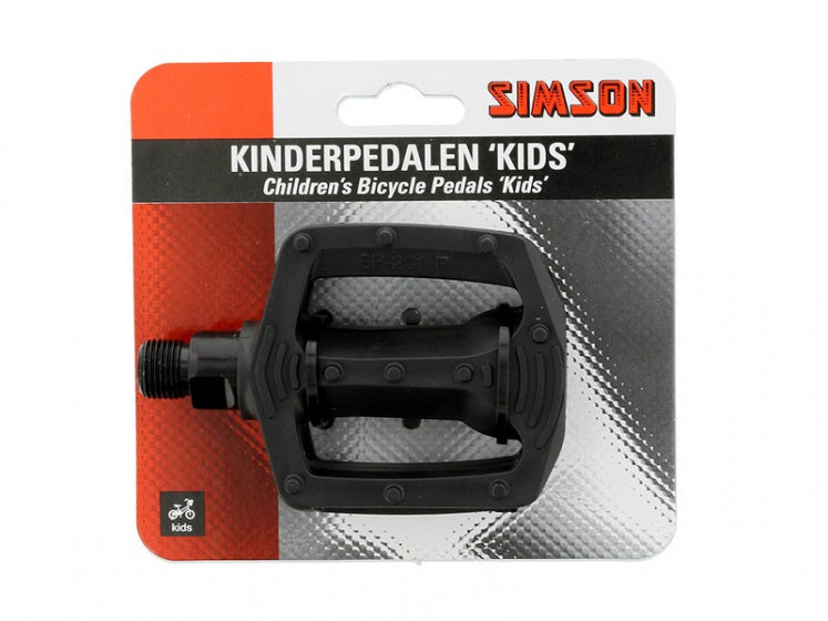 platformpedalen Kids 9/16 inch zwart 2 stuks
