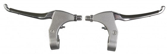 remgrepenset V-brake/cantilever 4-vinger zilver