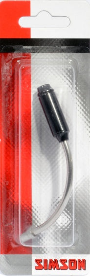 kabelbocht V-brake met power modulator 90º zilver