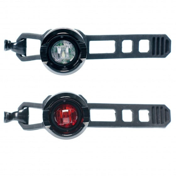 verlichtingsset Bullet led batterij zwart