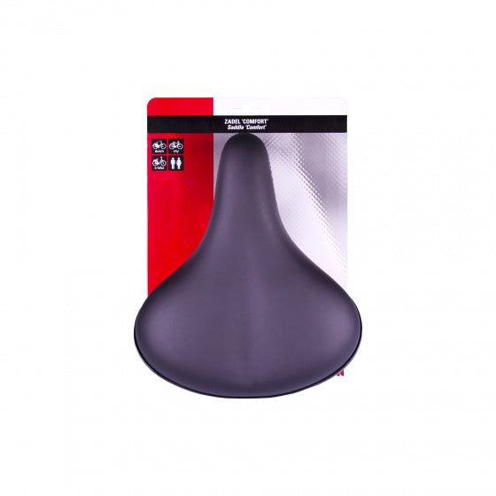 zadel Comfort unisex 254 x 225 mm zwart