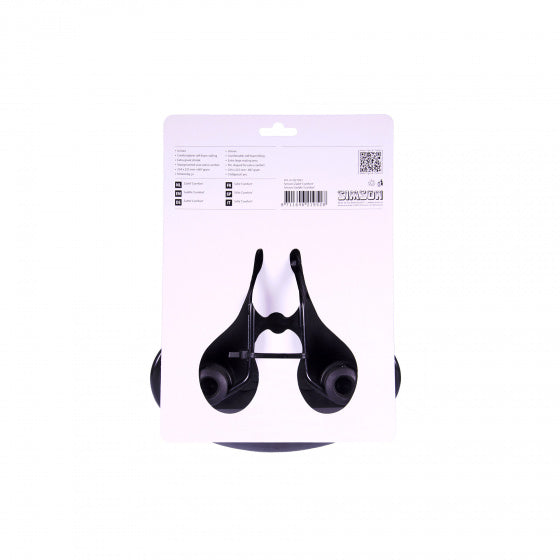 zadel Comfort unisex 254 x 225 mm zwart