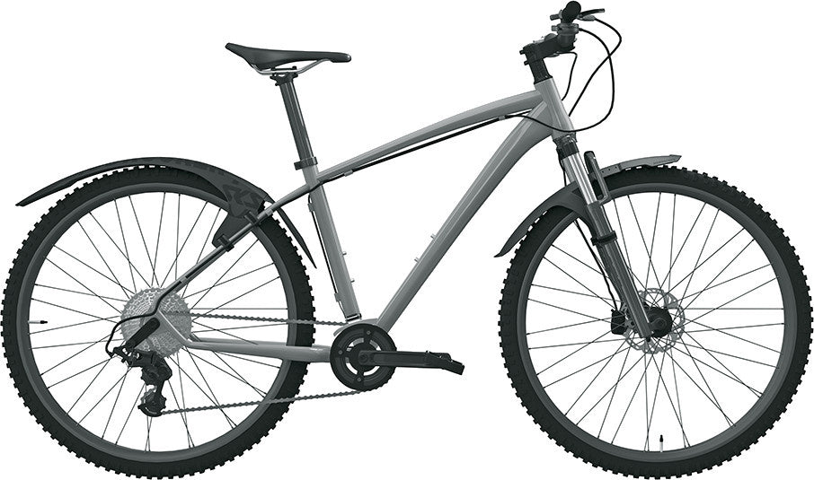 achterspatbord Mudrocker 27.5-29 inch zwart