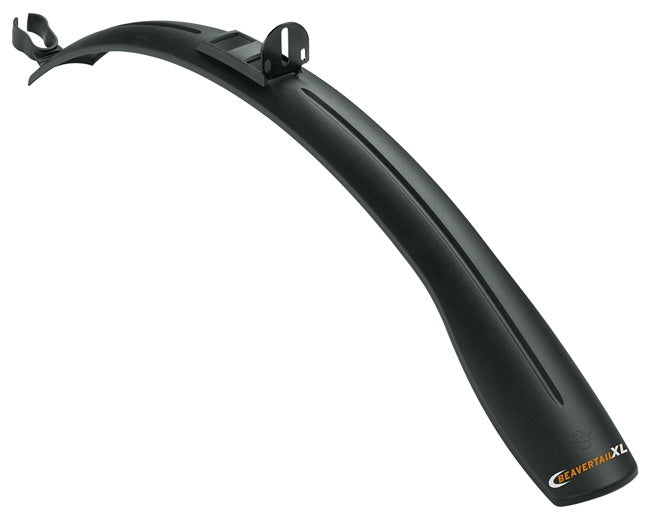 achterspatbord Beavertail XL 26-28 inch zwart