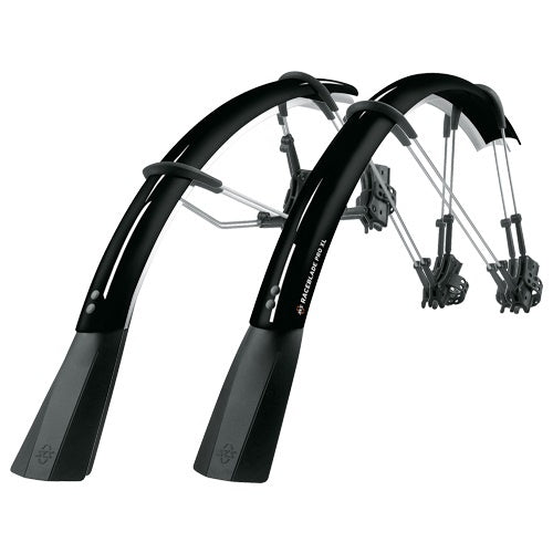 Spatbord set Raceblade Pro XL kunststof 28 inch zwart