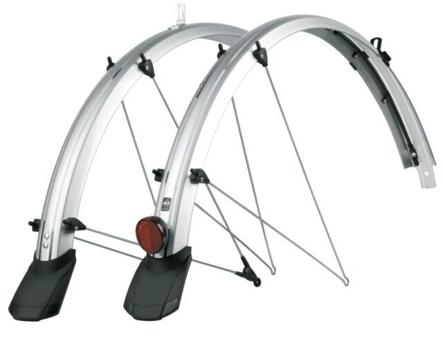Spatborden Set Bluemels Kunststof 28 Inch X 55 mm Zilver