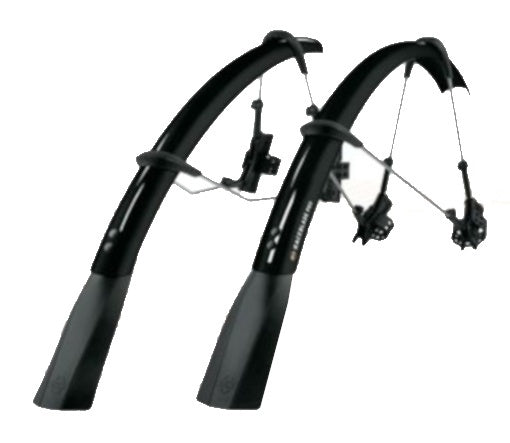Spatborden set Raceblade Pro kunststof 28 inch zwart
