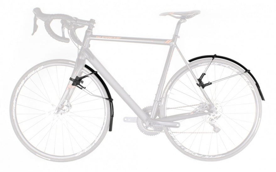 Spatborden set Raceblade Pro kunststof 28 inch zwart
