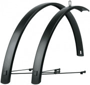 spatbordenset Edge 28 inch 46 mm aluminium zwart