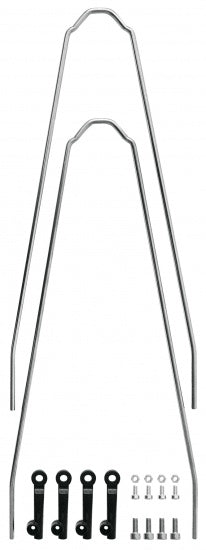 Spatbordstang Set Velo 55 Cross Staal 26-29 Inch Zilver