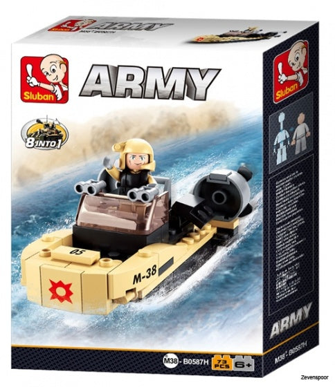 Army: aanvalsboot 8-in-1 (M38-B0587H)