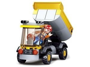 Construction: Kleine Kiepwagen geel (M38-B0377A)