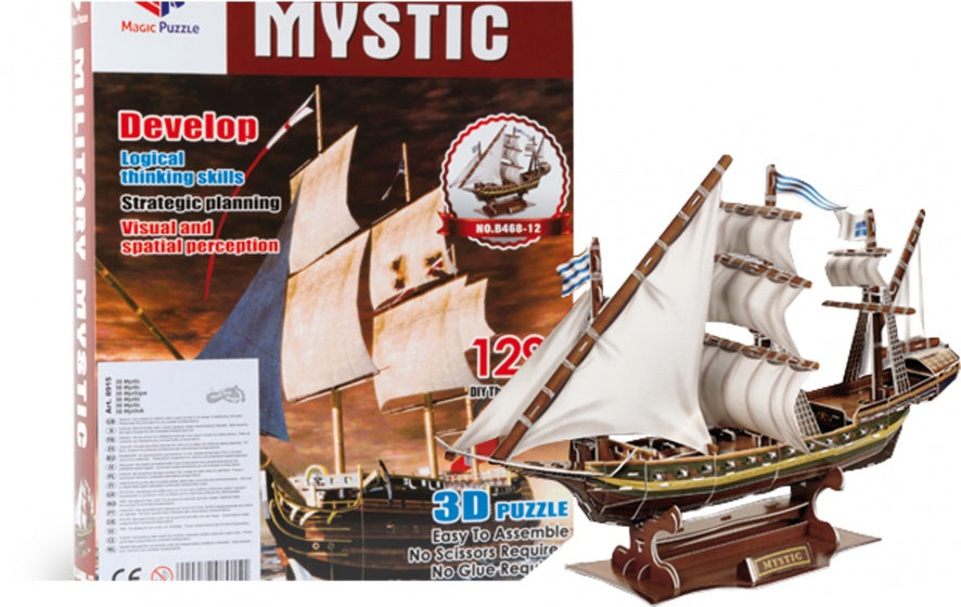 3D Puzzel Zeevaart Zeilschip 129-Delig