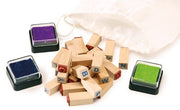 Houten Stempelset Letters