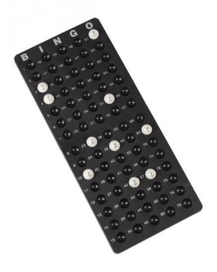 bingospel 20 cm staal zwart/wit 119-delig