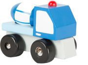 cementwagen blauw 7 x 5 cm