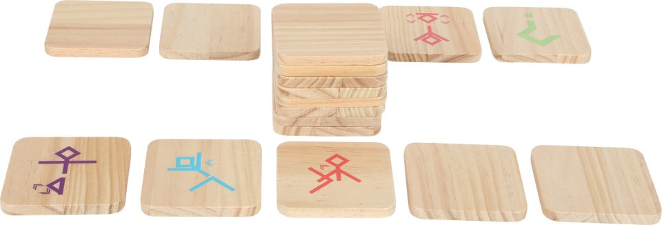 dansspel Active hout 18-delig