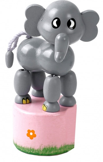 drukfiguur olifant grijs 11 cm