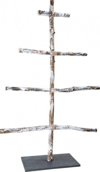 houten decoraties display set 144-delig