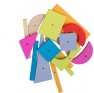 houten Hamertje Tik 102-delig 24 cm