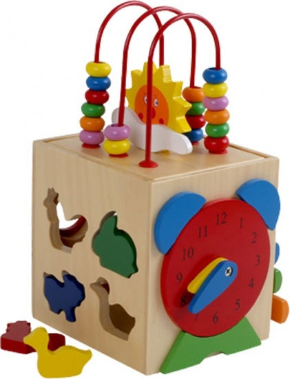 Houten Motoriek-Kubus ZON