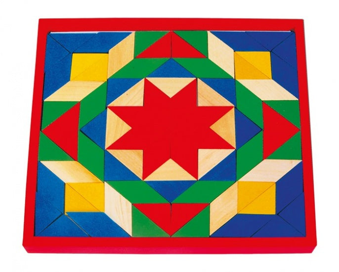 Houten Puzzel Mozaïek 26 X 26 X 2