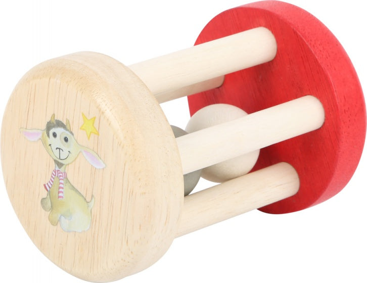 houten rammelaar geitje 6 cm