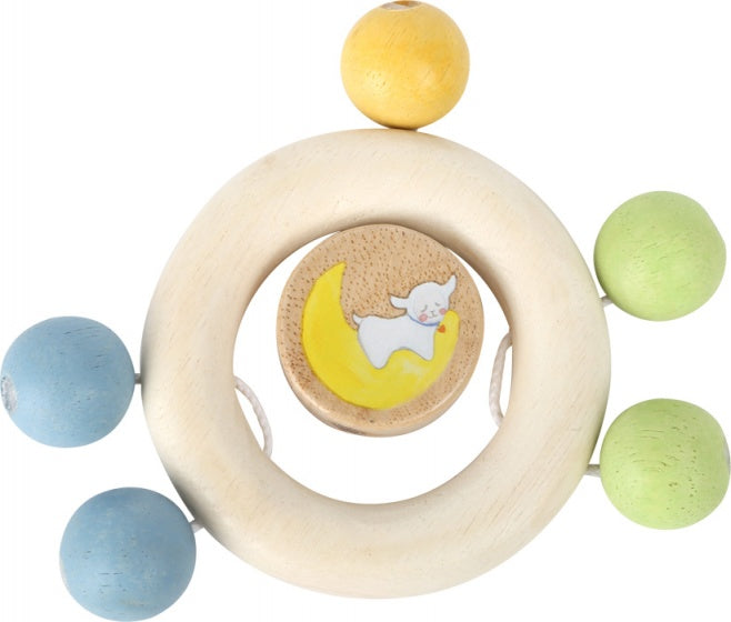 houten speelring schaap 10 cm