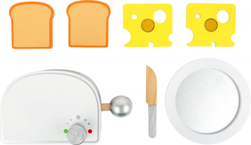 houten toaster 24 cm 7-delig