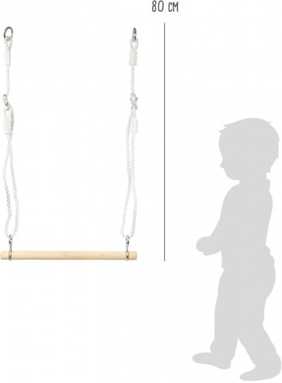 houten trapeze 48 x 3 x 80 cm