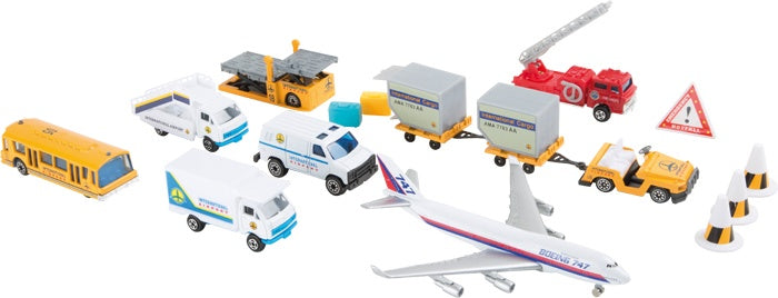 modelauto´s Luchthaven 18-delig