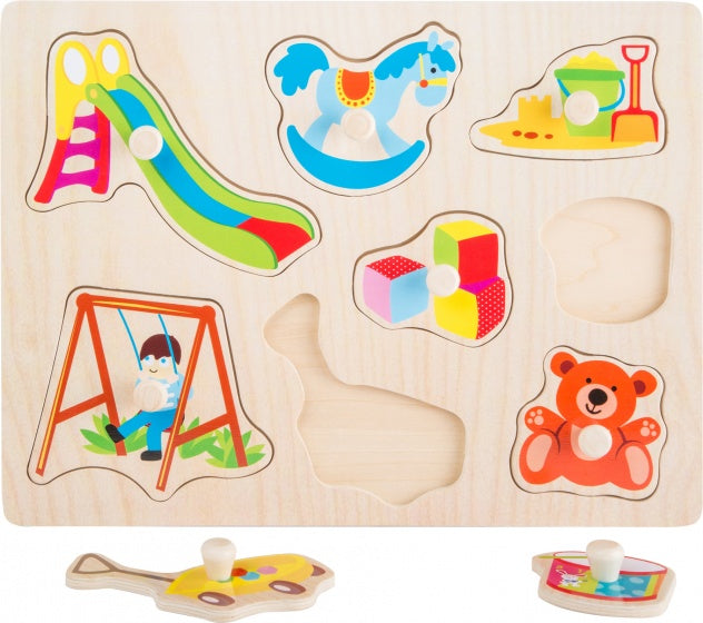 Speelgoed puzzel hout 10-delig 30 x 22 cm