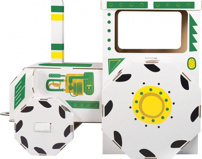 speelhuis Tractor karton junior 123 x 69 x 90 cm