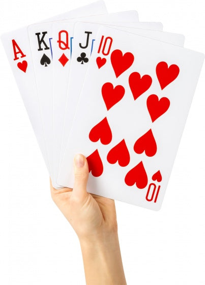 speelkaarten XXL Playing Cards 21 x 14 cm 54-delig