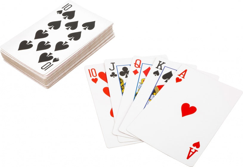 speelkaarten XXL Playing Cards 21 x 14 cm 54-delig