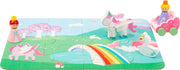 speelset Unicorn in een koffer meisjes 12-delig