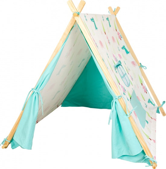speeltent Elephant and Crocodile 131 cm hout 2-delig